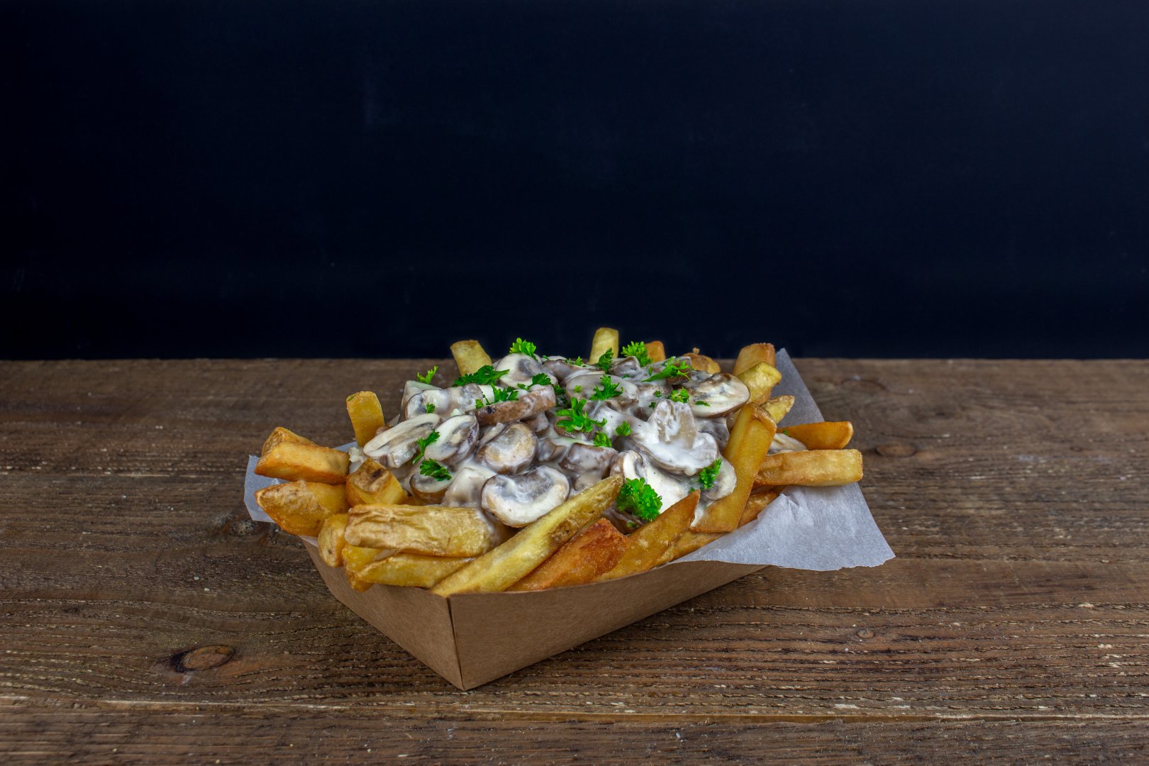 Chique de Frites Champignon Roomsaus