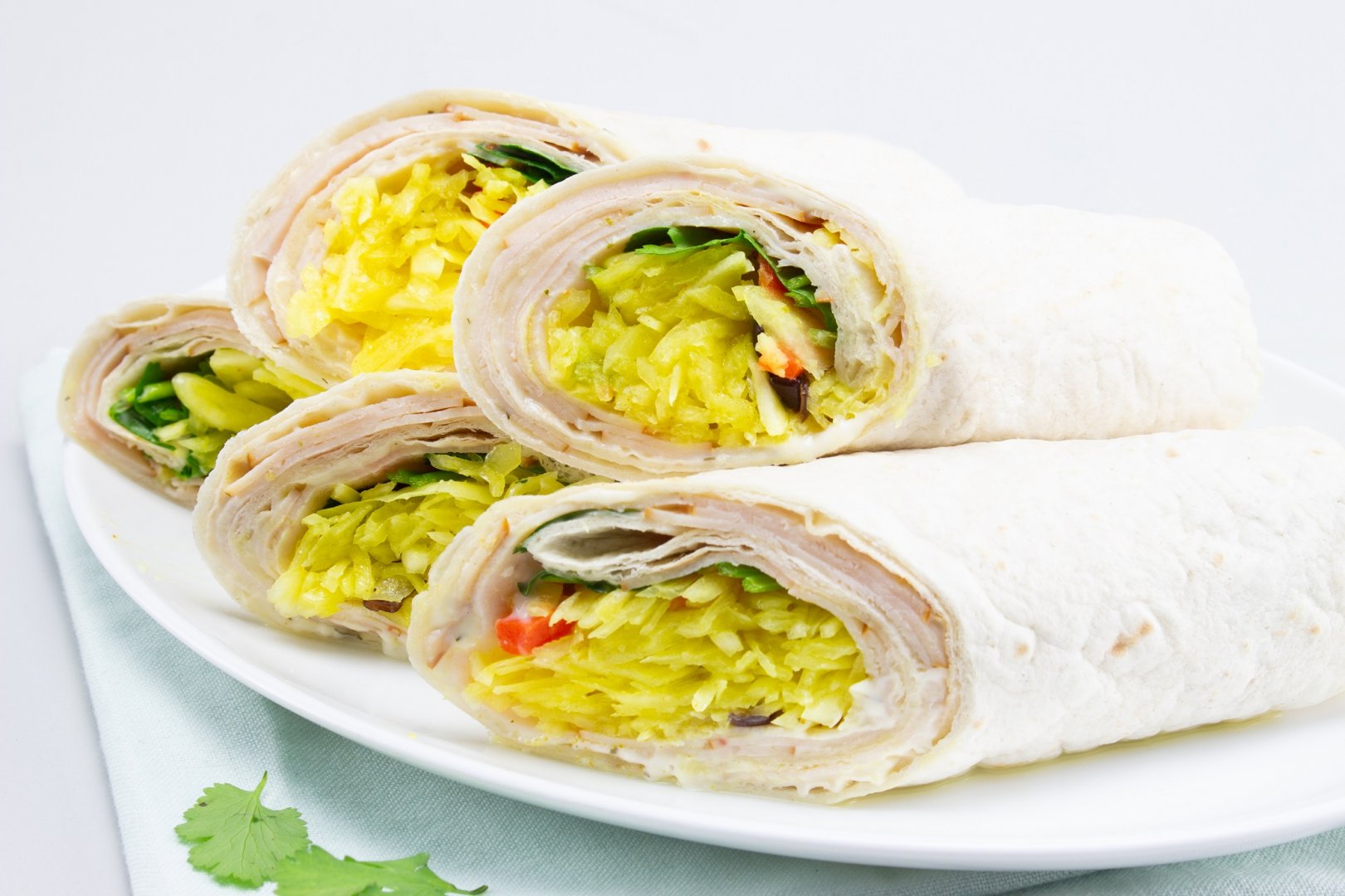 Wrap kip met aioli